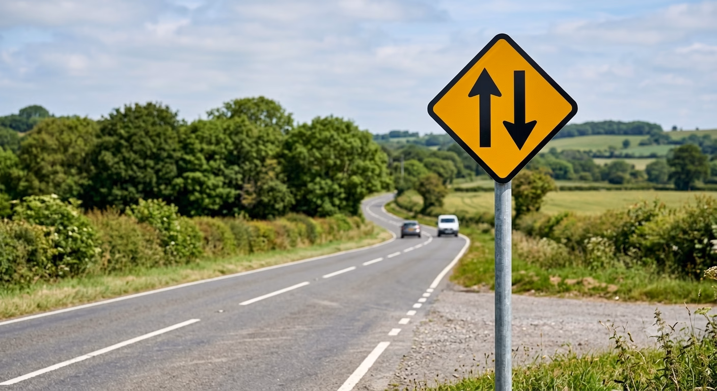 Two Way Traffic Sign